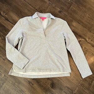 Lilly Pulitzer | Emalia Shimmer Terry Pullover | XS